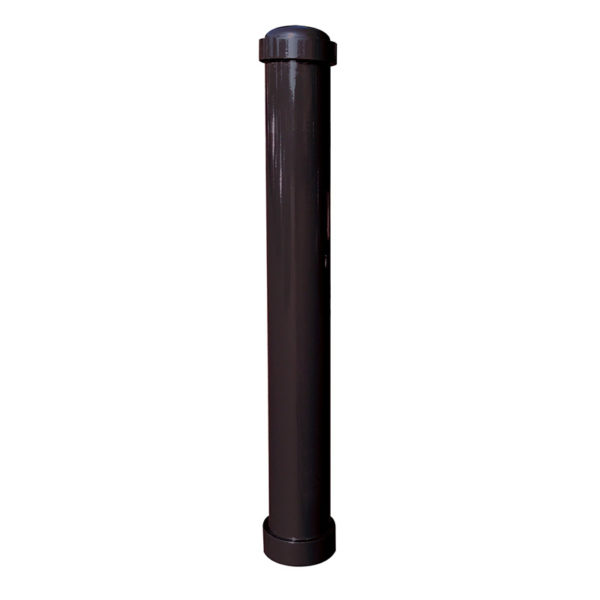 Stilpoller Serie 497 aus Stahlrundrohr Ø 108 mm mit Zierringen