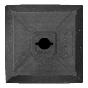 Horizont Bakenfußplatte D80 | Mit Öffnung für D-System