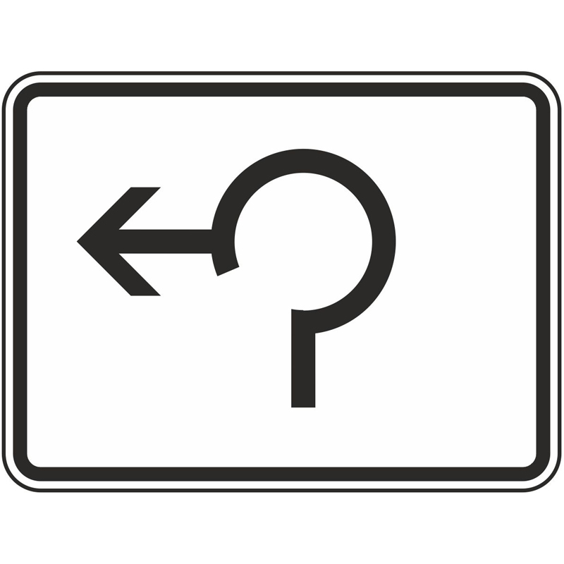 Verkehrszeichen 1000 13 Umleitungsbeschilderung Dreiviertelkreis Verkehrszeichen 1000 13 Umleitungsbeschilderung Dreiviertelkreis