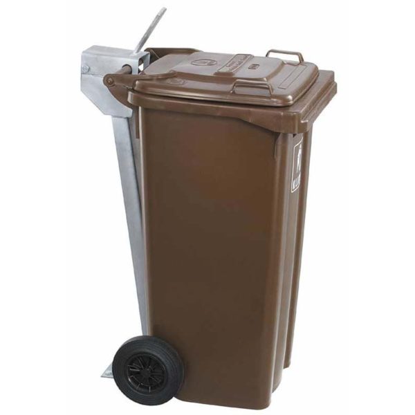 Standplatzsicherung für Müllbehälter
