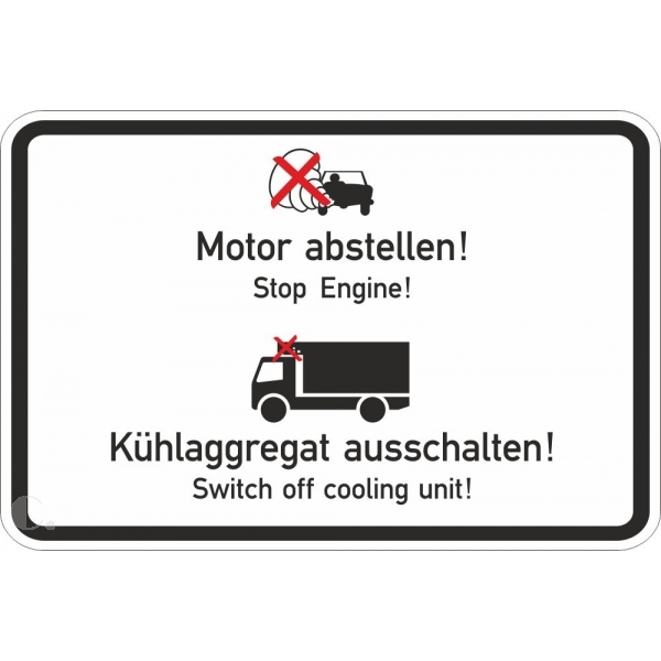 Sonderschilder Verkehrszeichen mit Sondertexten und Symbolen