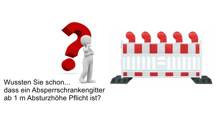 Nutzung und Vorteile eines Absperrschrankengitters.