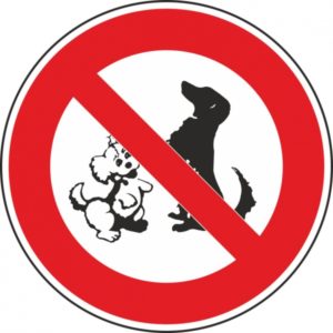 Allgemeines Hinweisschild AH 21 Hunde verboten