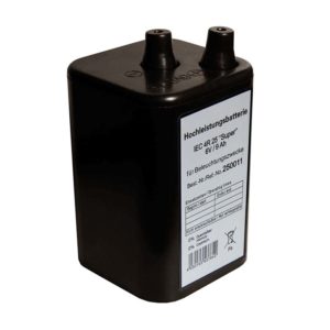 Blockbatterie IEC 4 R 25, 6 V- / 9 Ah