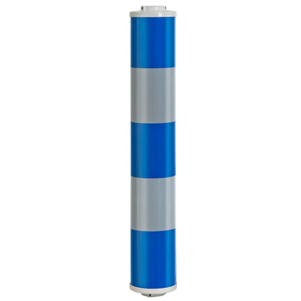 Leitzylinder FGÜ blau-weiß | aus Kunststoff-HDPE