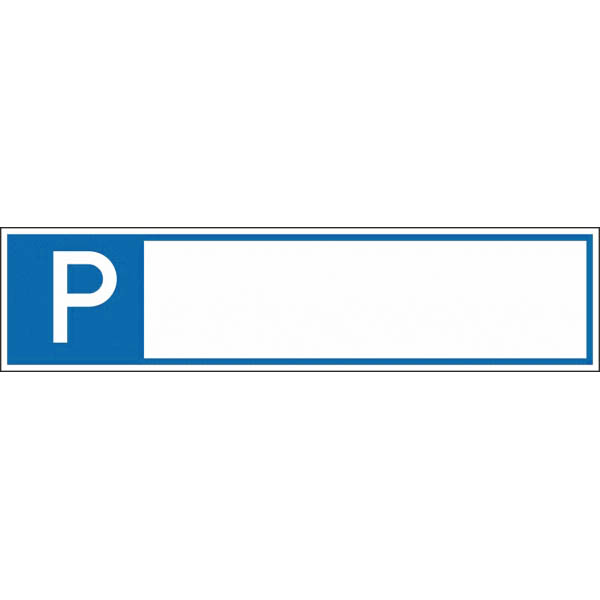 Nummernschild für Parkplatz, personalisierbar 