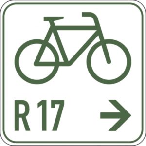 Radwegleitzeichen RWS 3 Fahrrad