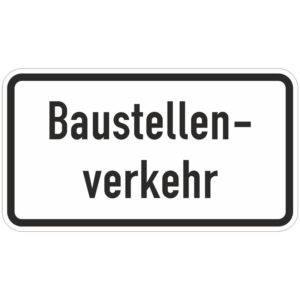 Verkehrszeichen 1007-38 Baustellenverkehr | gemäß StVO