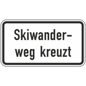 Verkehrszeichen 1007-56 Skiwanderweg kreuzt | gemäß StVO
