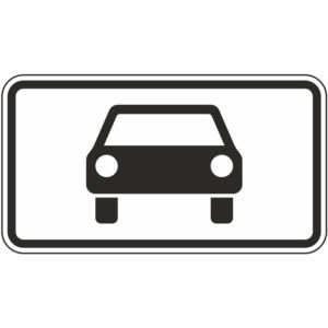 Verkehrszeichen 1010-50 Kraftwagen | gemäß StVO