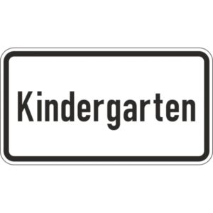 Verkehrszeichen 1012-51 Kindergarten | 
gemäß StVO