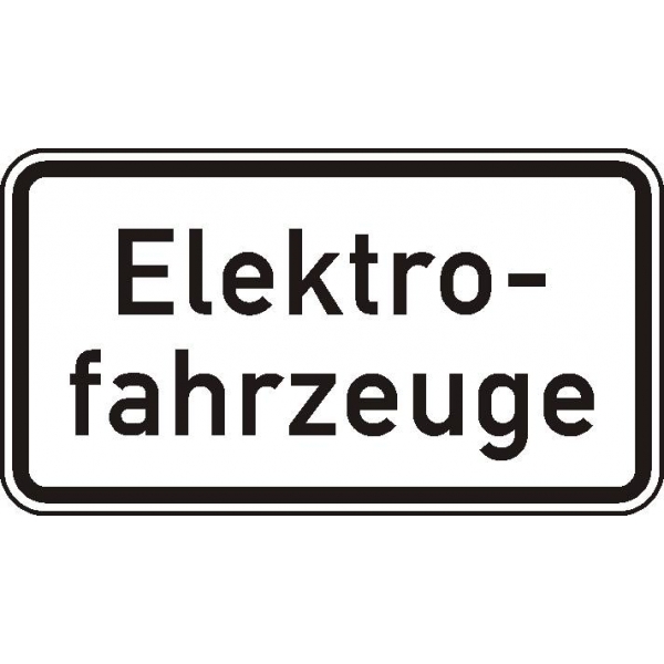 Verkehrszeichen 1050-33 Elektrofahrzeuge | gemäß StVO