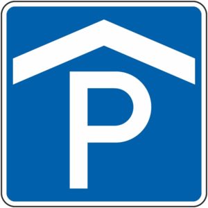 Verkehrszeichen 314-50 Parkhaus, Parkgarage | gemäß StVO