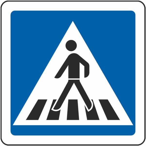 Verkehrszeichen 350-10 NRW (Aufstellung rechts) mit 50 mm umlaufender, weißer Lichtkante
