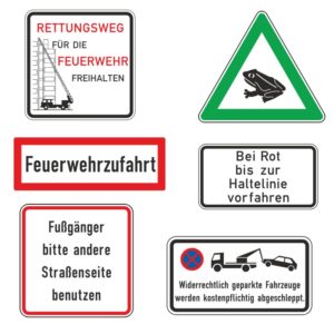 Warn- & Hinweisschilder