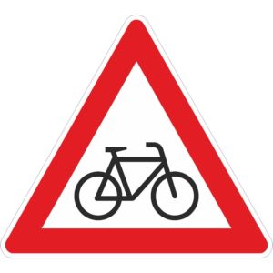 Verkehrszeichen 138-20 Radverkehr, Aufstellung links | gemäß StVO
