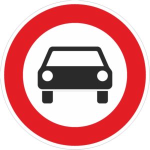 Verkehrszeichen 251 Verbot für Kraftwagen | gemäß StVO