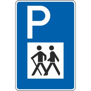 Verkehrszeichen 317 Wandererparkplatz | gemäß StVO