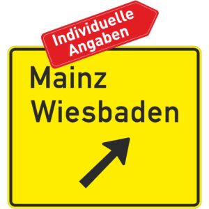 Verkehrszeichen 332.1 Ausfahrttafel auf Straßen außerhalb der Autobahn | gemäß StVO