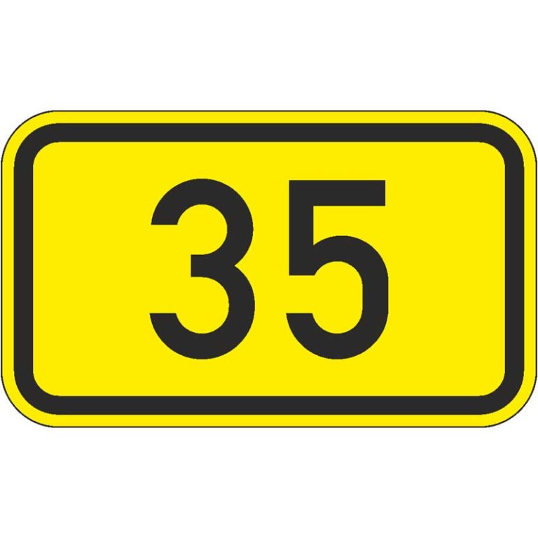 Verkehrszeichen 401 Bundesstraßen | gemäß StVO