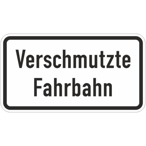 Verkehrszeichen 1007-35 Verschmutzte Fahrbahn | gemäß StVO