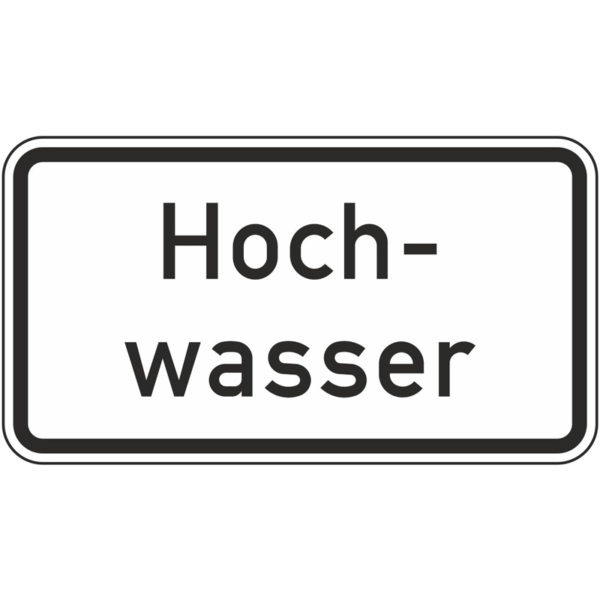 Verkehrszeichen 1007-51 Hochwasser | gemäß StVO