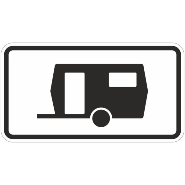 Verkehrszeichen 1010-13 Kennzeichnung von Wohnwagen-Parkflächen | gemäß StVO