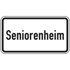 Verkehrszeichen 1012-54 Seniorenheim | gemäß StVO