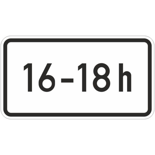 Verkehrszeichen 1040-30 Zeitliche Beschränkung | gemäß StVO