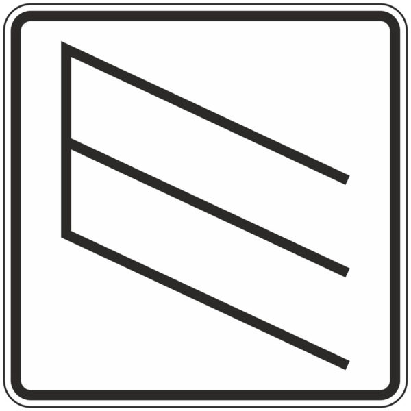 Verkehrszeichen 1053-39 Schrägparken als Sinnbild | gemäß StVO