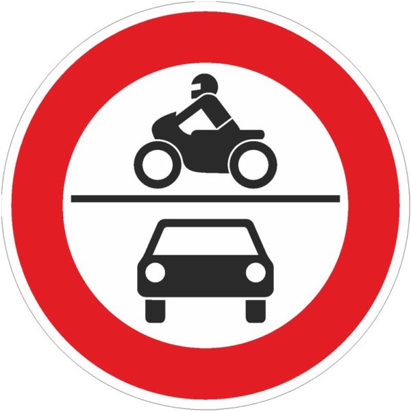 Verkehrszeichen 260 Verbot für Kraftfahrzeuge | gemäß StVO