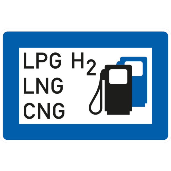Verkehrszeichen 365-71 Tankmöglichkeit alle Kraftstoffarten | gemäß StVO