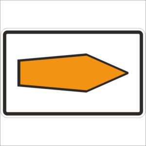 Verkehrszeichen 467.1-20 Umleitungspfeil (Streckenempfehlung) rechtsweisend | gemäß StVO