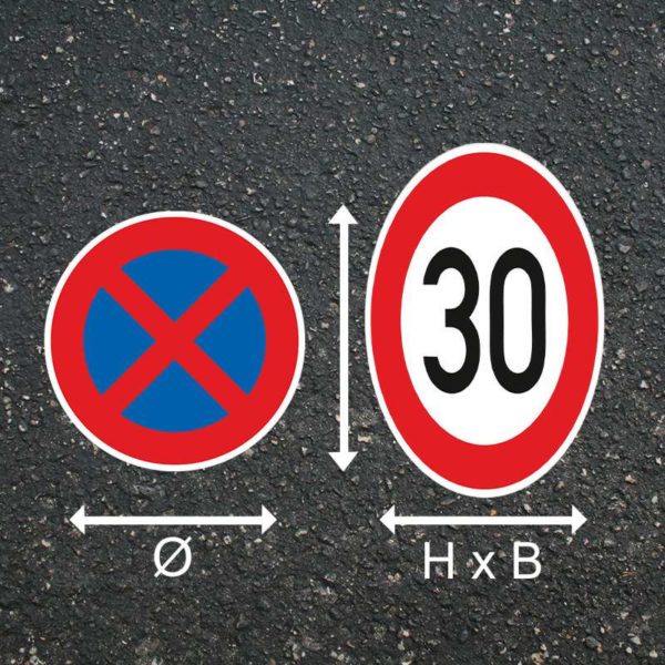 PREMARK® runde Verkehrszeichen