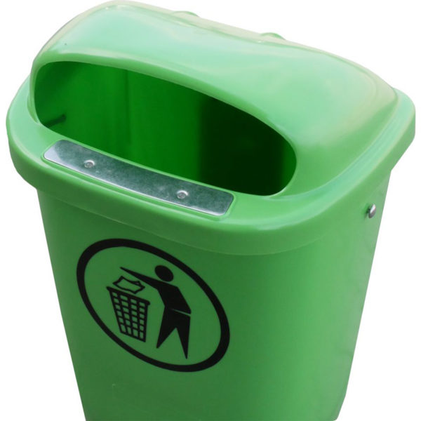 Abfallbehälter 50 Liter aus Kunststoff - Typ 041135 | Draufsicht
