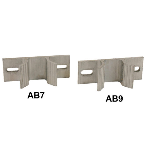 Alu-Bandschelle AB | mit Langlöchern 7 x 20 oder 9 x 20 mm