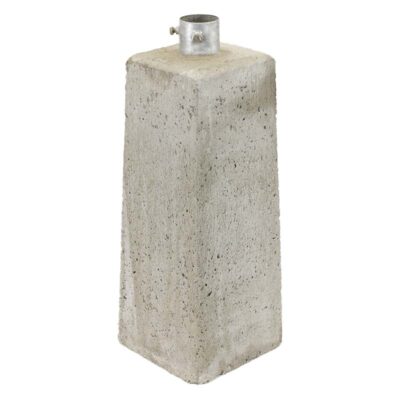 Betonsockelsteine & Schilderfundamente mit Stellschrauben | Führungsrohr Ø 60 mm