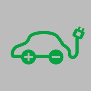 PREMARK® E-Auto-Symbol grün