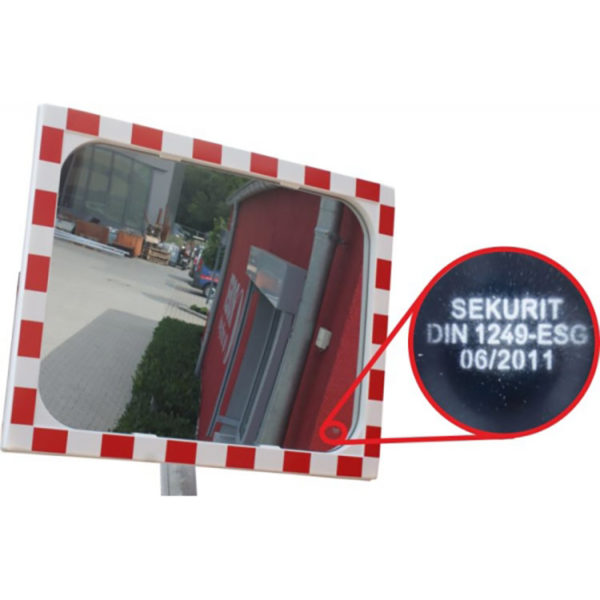 Verkehrsspiegel DIAMOND | Sicherheitsglas nach DIN 1249 ESG