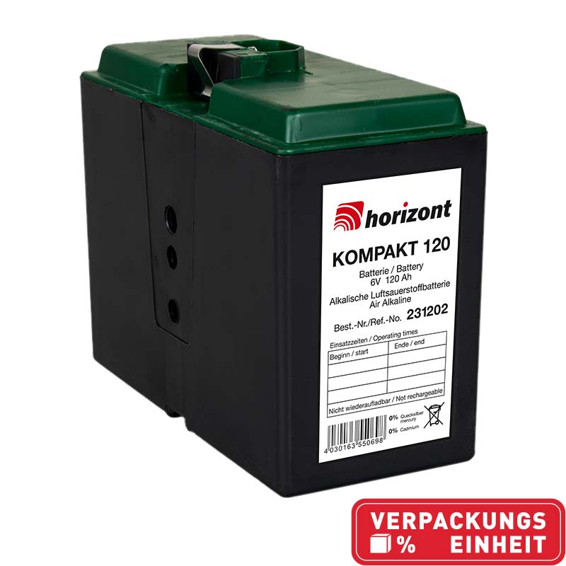 Luftsauerstoff-Batterie Kompakt 120, 6V- / 120Ah