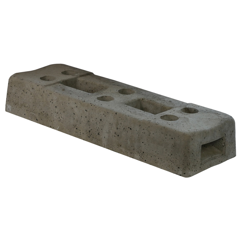 Bauzaunfuß aus Beton mit 6 Löchern – 36 kg