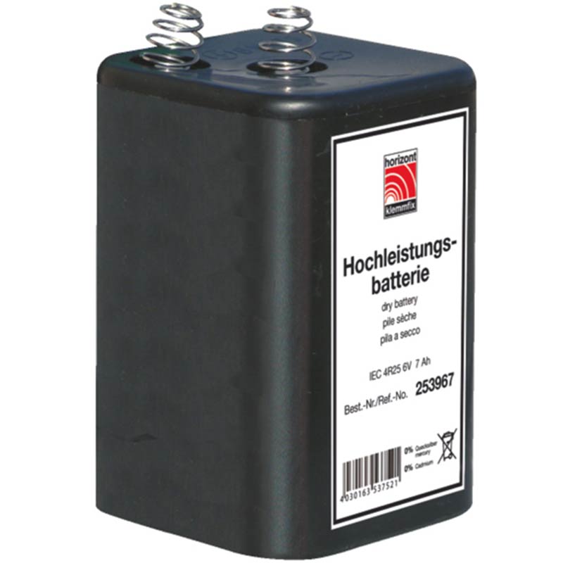 Blockbatterie 6V- / 7Ah von Horizont