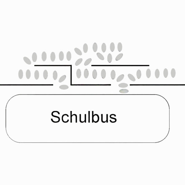 Zaunfeld für Schutzzaungitter Vierkantrohr | Skizze