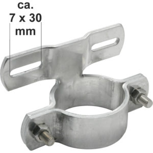 T-Rohrschelle aus Aluminium | Ø 60 mm