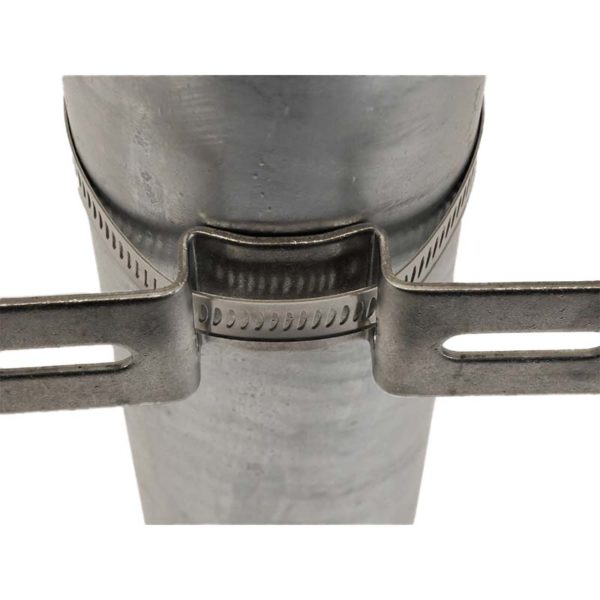 Bandimex Schilderhalter 9 mm Langloch, 140 mm | von oben