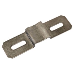 Bandimex Schilderhalter mit 9 mm Langlöchern, 140 mm Länge