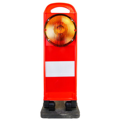 Klapp-Bake FlashMax mit LED-Blinkleuchte | gelbe Blitzleuchte