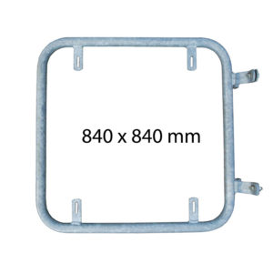 Ausleger-Rohrrahmen quadratisch 840 x 840 mm