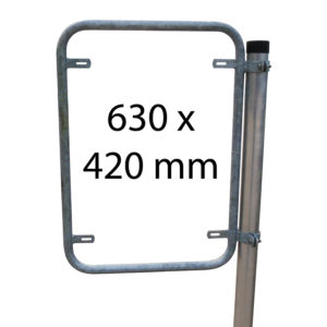 Ausleger-Rohrrahmen rechteckig 630 x 420 mm