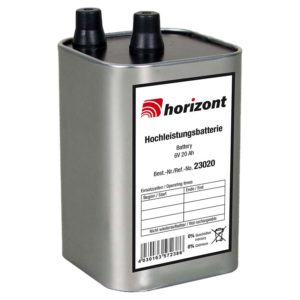 Hochleistungsblockbatterie ALKALINE 20, 6V / 20 Ah